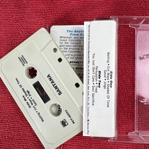 🔥 VINTAGE Santana Evil Ways Cassette Tape 1969 Columbia Records PCT-00692 CLEAN - Picture 5 of 7