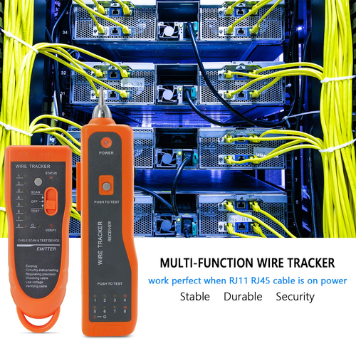 Drahttester RJ45 RJ11 Kabel Tracker Leitungsfinder Multifunktion Draht Tracker - Bild 4 von 12