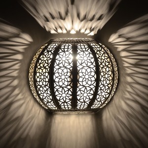 Orientalische Wandlampe Marokkanische Metall Wandleuchte Orient