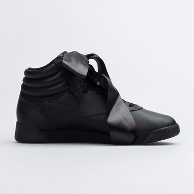 Reebok Womens Freestyle Hi Satin Bow 
