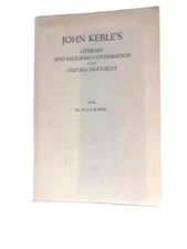 John Keble's Literary and Religious Contribution (W.J.A.M Beek 1959) (ID:71393)