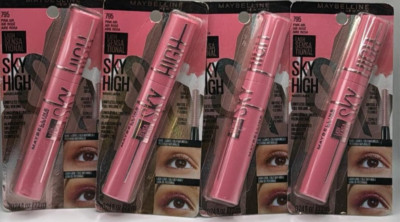 4PK Maybelline Sky High Mascara ~ 795 PINK AIR ~ 0.24 FL OZ EACH ~ FAST SHIPPING