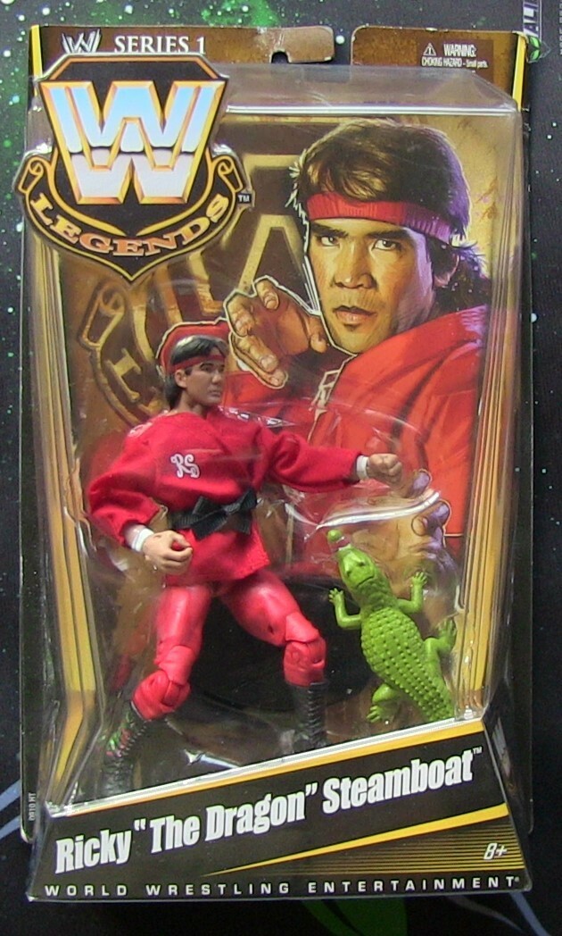WWE リッキー・ザ・ドラゴン・スティムボート　マテル社　レジェンド WWF WWE Ricky The Dragon Steamboat Legends Figure Mattel Series 1