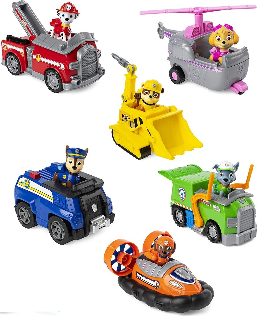 PAW Patrol Original Vehicles & Pups incl. SKYE | ROCKY | RUBBLE