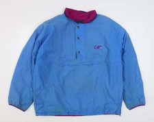 Cotton Blend Traders Womens Blue Jacket Size M Reversable