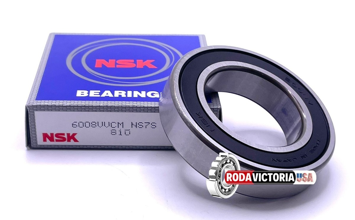 NSK 6008 VV Deep Groove Radial Ball Bearing 40x68x15mm 6008 RS