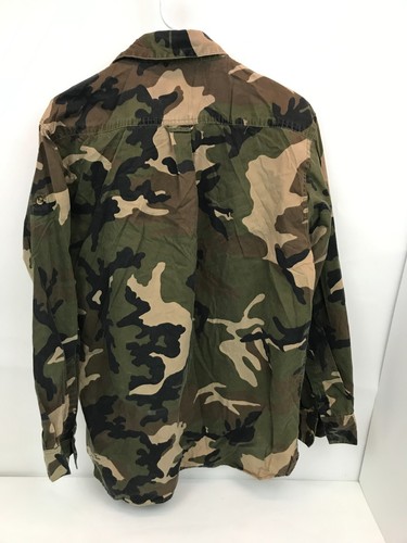Browning Super Naturals Long Sleeve Camo Men's Large Cotton Blend 16-16.5 - Picture 2 of 17