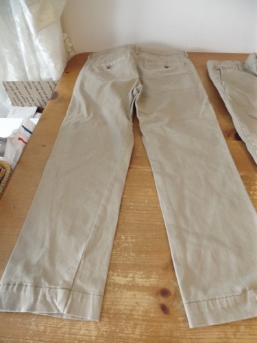 3 PR BOYS CHINO PANTS (2) KHAKI SIZE 7 HUSKY (1) BLUE SIZE 8 - Picture 6 of 11