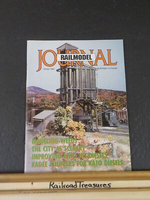 RailModel Journal 1992 October Modeling weeds City as scenery Kadee couplers Kat