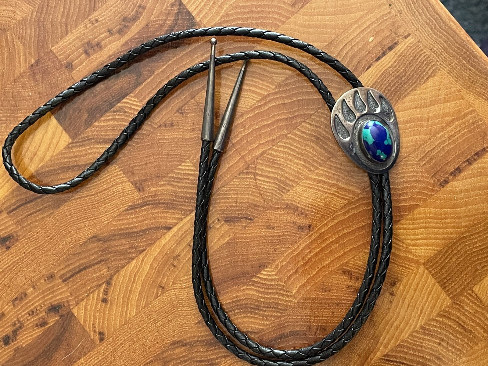 Tremendous Vintage Native American Navajo Ray Secatero Sterling Silver Horses Bolo Tie Tremendous Vintage Native American Navajo Ray Secatero Sterling Silver Horses Bolo Tie