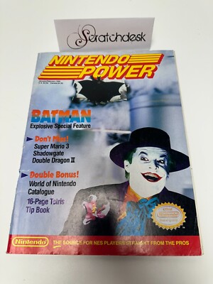 NINTENDO POWER Magazine January February 1990 Volume 10 - BATMAN SUPER MARIO 3