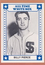 1980 TCMA BASEBALL ALL TIME CHICAGO WHITE SOX BILLY PIERCE #5 NM/NMMT *A4362