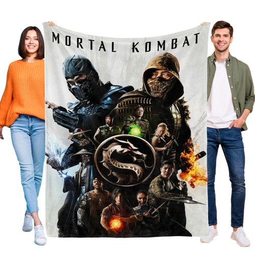 Mortal Kombat Flannel Blanket Bed Sofa Couch Throw Birthday Gift - Picture 3 of 16