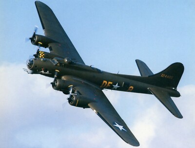 B-17G ''Sally B''  LARGE POSTCARD.
