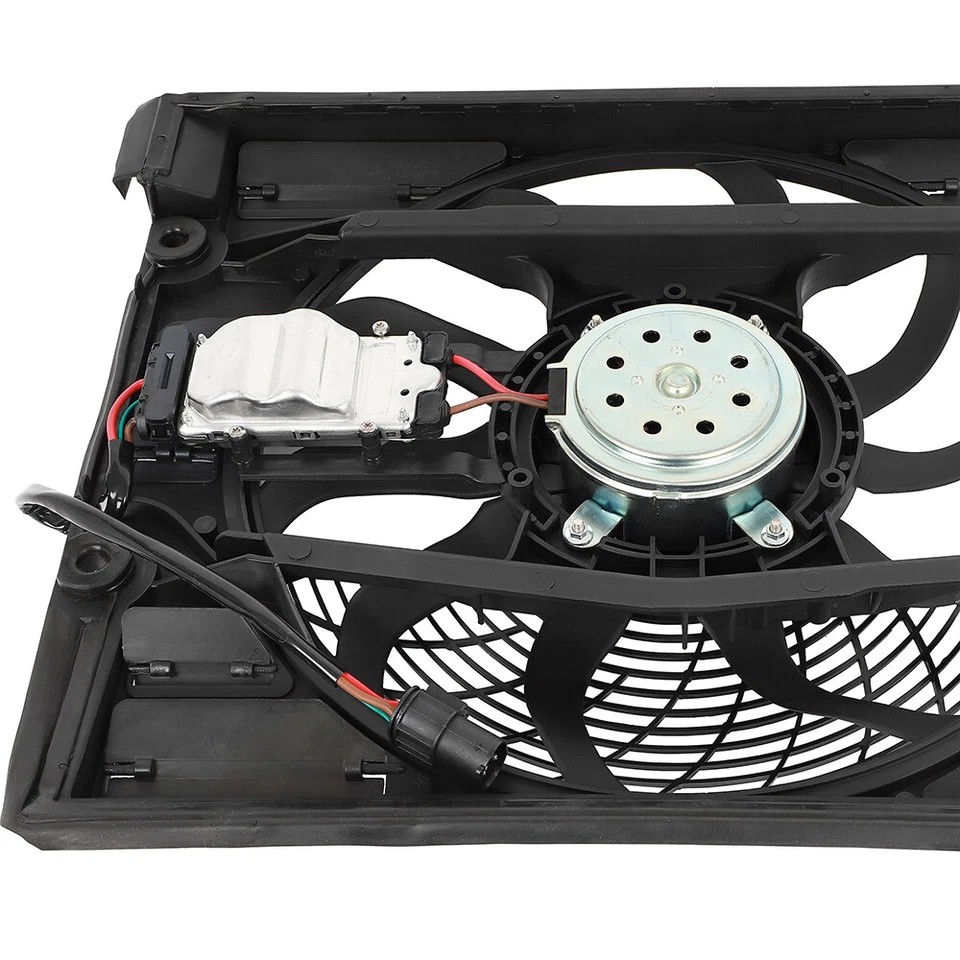 A/C Condenser Cooling Fan For 1999-2001 BMW 740I 740IL 750IL w/ Control Module - Image 4 of 4