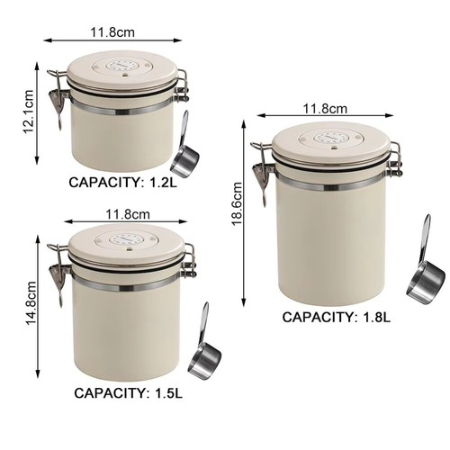 Récipient de Stock en Acier Inoxydable Portable Pichet Scellé Sous Vide officiel Cuisine