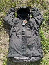 Giacca nera clima freddo estremo Primaloft L7 tipo 2 Monster Parka ECWCS NUOVA