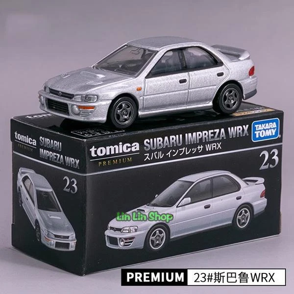 Tomica Takara Tomy Premium TP23 1/61 Subaru IMPREZA WRX Modelo de Coche Diecast Plateado Foto 4 de 4