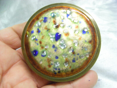   OLD POWDER KEG ENAMELS ON COPPER POWDER PERFUME ISABELLE LANCRAY