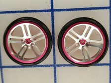 Mid America Products 3740P PINK Twin Star O Ring Tire Drag Fronts 050 axle