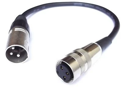 ROCKMANN1876 DIN KLEIN TUCHEL to XLR CABLE Sennheiser MKH 405T 406T 416T MD421 Beyer M160 M88