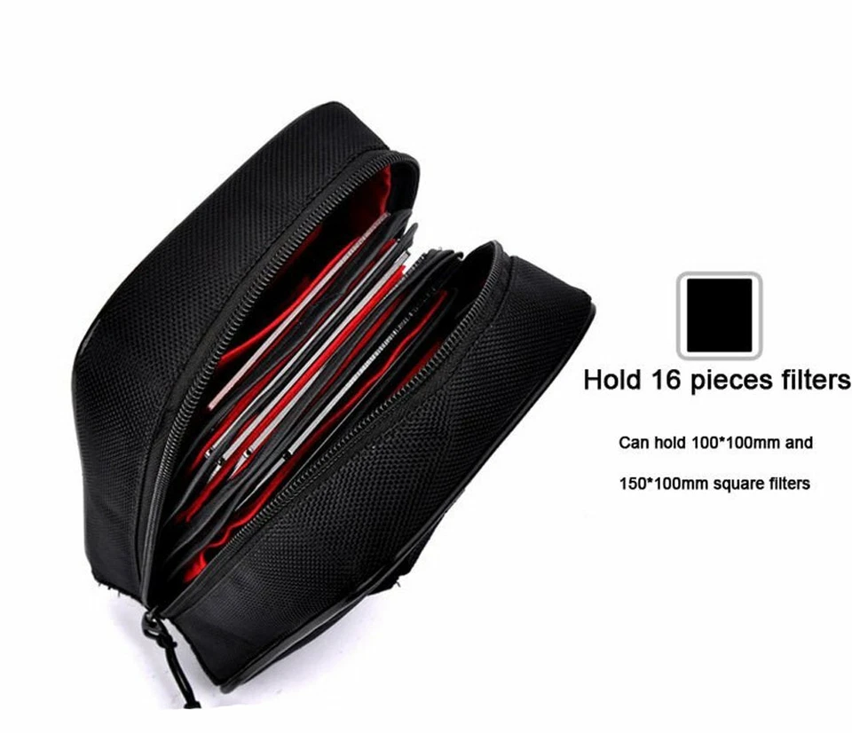 ZOMEI 16 Slot Filter Bag Nylon Case Wallet Pouch Camera Filter Storage Pocket - Image 4 of 4