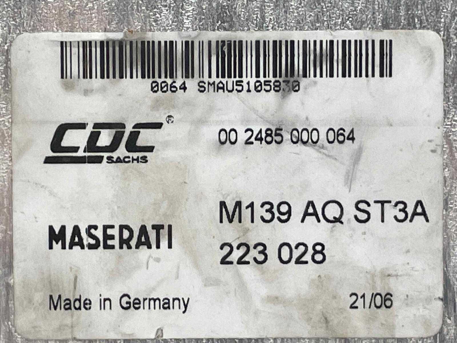 2006 Maserati Quattroporte OEM Suspension Computer Control Module 223028
