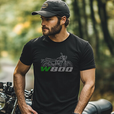Kawasaki W800 2011-2024 - Motorcycle T-Shirt for Riders | eBay