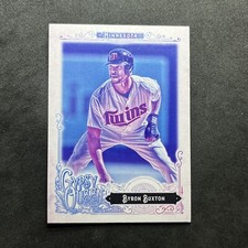 2017 Topps Gypsy Bryon Buxton Missing Blackplate Variation #115