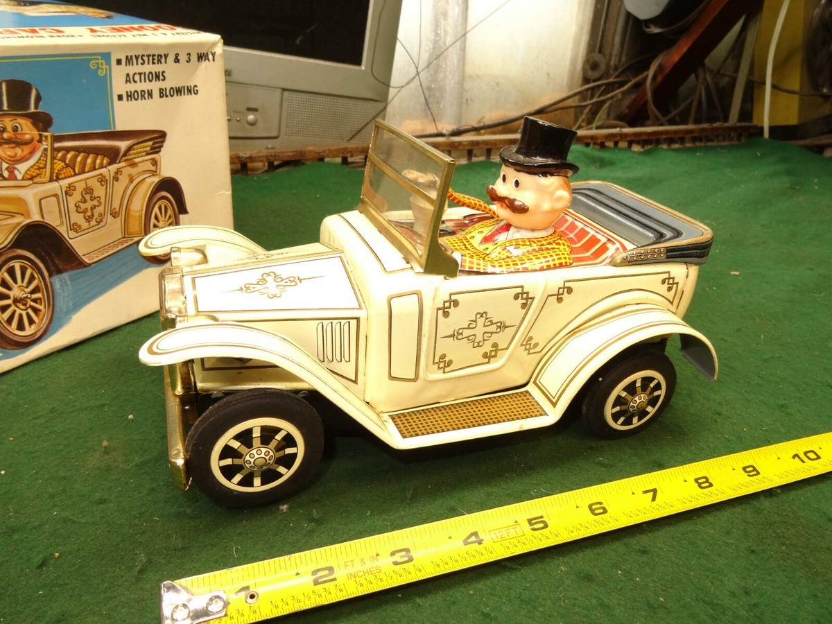 米澤【オペル オリンピア レコルト シルバー大】ブリキtin toy car箱無 米澤【オペル オリンピア レコルト シルバー大】ブリキtin toy car箱無