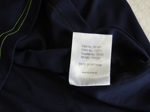 Mejrup Fodbold Training Jersey Hummel Navy Blue Shirt Size M Soccer Football - Picture 5 of 6