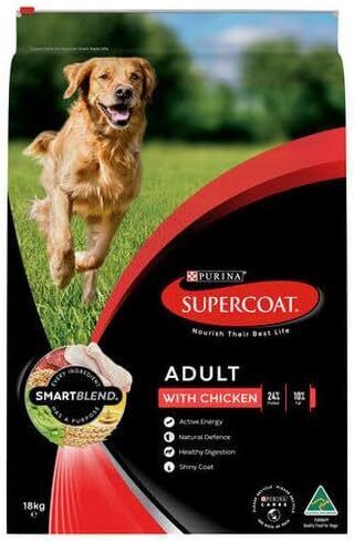Purina Supercoat Adult Chicken Dry Dog Food 18 Kg - Picture 1 of 8