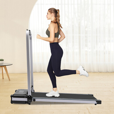 Laufband elektrisch klappbar 10km/h LED Display Fitness Heimtrainer 100 kg NEU