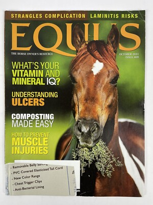 EQUUS Magazine October 2011 - Issue 409 - Horse Owner's Resource - free shipping