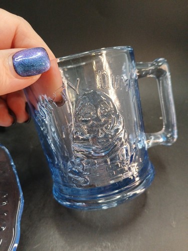aTiara Childs Plate Cup And Bowl Blue Glass - 第 4/7 張圖片