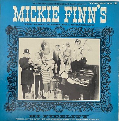 MICKIE FINNS ''DYNAMIC..PIANO AND BANJO..'' Vintage Vinyl LP 1960s