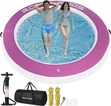 Inflatable Water Hammock Float Ring - Heavy-Duty Raft for Summer Fun