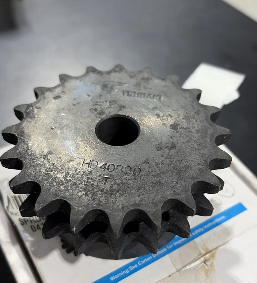 Neuf Sprocket Chaîne À Galets U.S. Tsubaki 40BS20D Alésage Fini 20T #40 5/8" - Photo 3/3