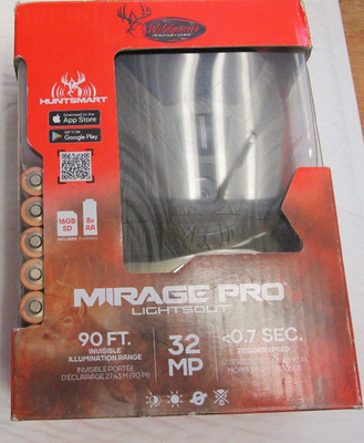 Wildgame Innovations Mirage Pro 32 MP Lights Out 90ft. Trail Camera