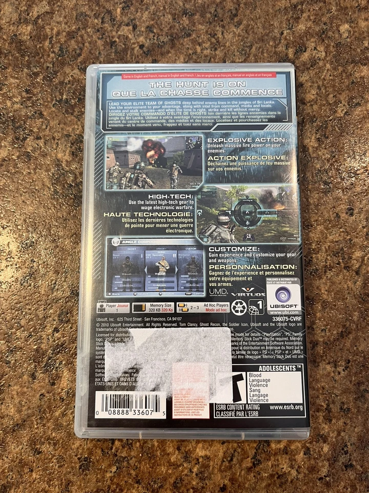 Tom Clancy Ghost Recon Predator (Sony PSP) - Image 2 of 3
