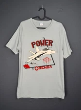Vintage Orenda Snowbirds T-shirt Military Plane S XL 80s