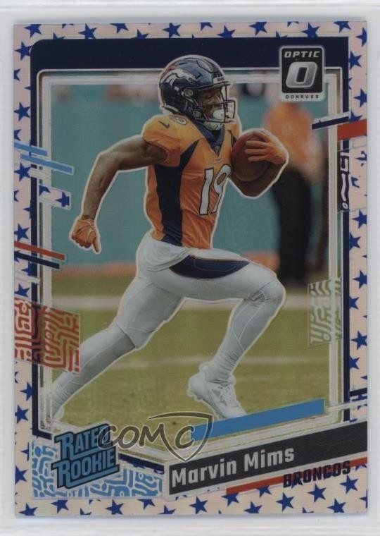 2023 Panini Donruss Optic Rated Rookie Stars Prizm Marvin Mims #231 1l2