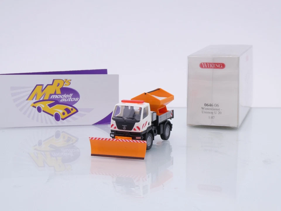Wiking 646 06 # Unimog U 20 " Kommunal Winterdienst " 1:87 ab 4,99 €