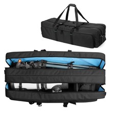 samdew Double-layer Telescope Bag with Counterweight  40.8 inches, Black