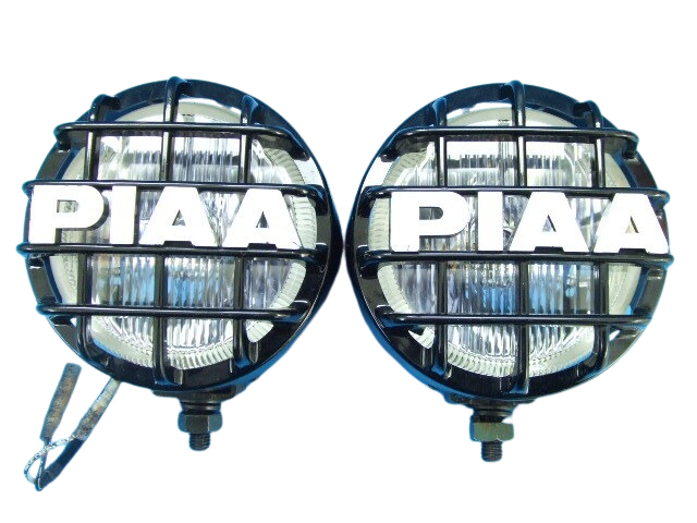 ピア PIAA100 SUPER4x4 ライト 4灯セット 当時物 レア PIAA 510 Fog Lamp Light Round 110mm Driving Spot H3 Bulb Off-Road