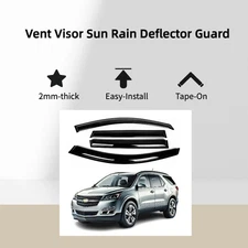 Window Visor Sun Rain Deflector Guard Fits for Chevrolet Traverse 09-16