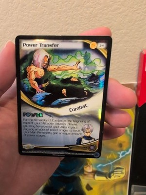 DBZ Dragon Ball Z Power Transfer Foil 34 Limited Buu Saga Card