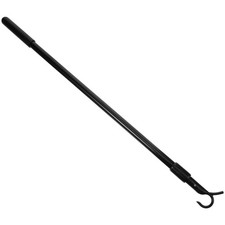 Drapery Pull Rod for Curtains Rods Extra Long Wand Black Pole Retractable