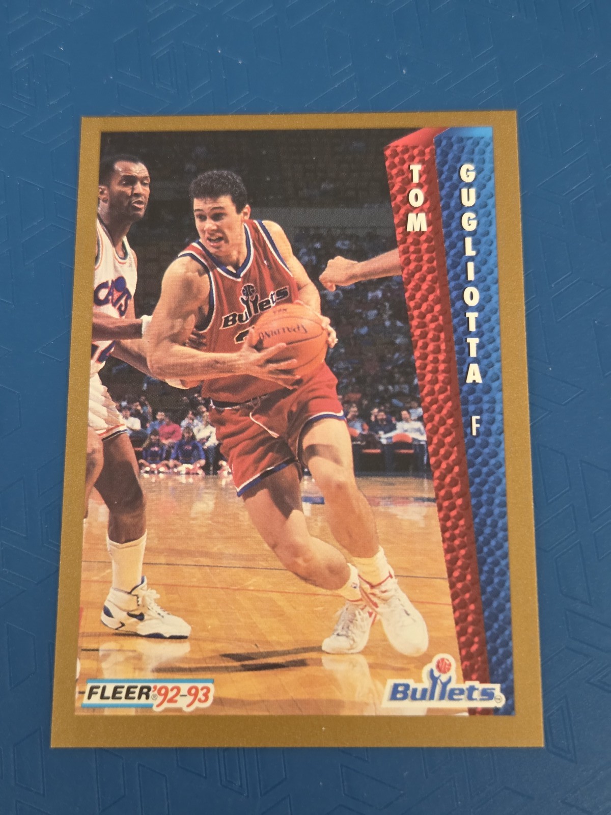 1992-93 Fleer RC #437 Tom Gugliotta Washington Bullets BASKETBALL Card 1M
