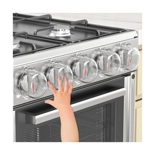 AOSITE Stove Knob Covers for Child Safety - 5 Pack Upgraded Gas Stove Knob Co...
